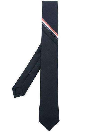 Thom Browne галстук с контрастной полосой MNL021A00626