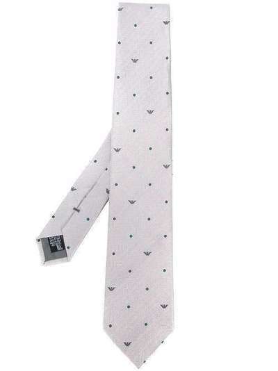 Emporio Armani галстук с логотипом 3400750P335