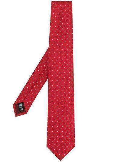 Salvatore Ferragamo галстук с принтом Gancini 358790