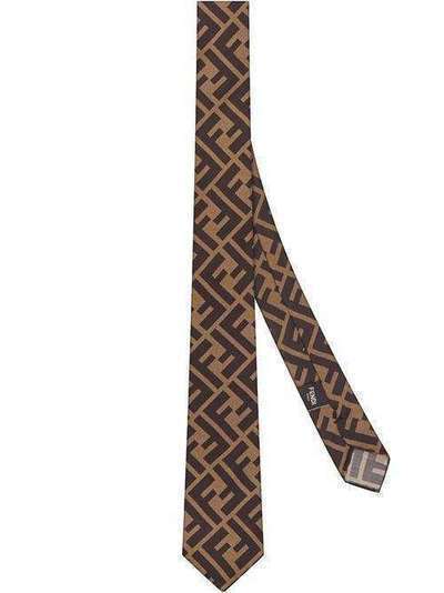 Fendi галстук с монограммой FF FXC023A003