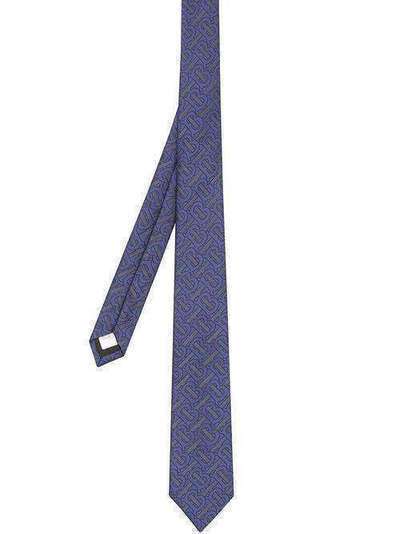 Burberry жаккардовый галстук с монограммой 8026073