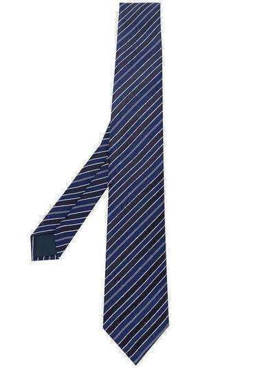 LANVIN галстук в диагональную полоску CRAVATESCM72512