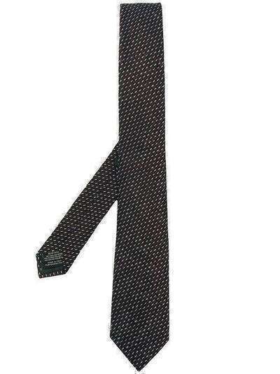 Z Zegna галстук с геометричной вышивкой Z7Z011SV