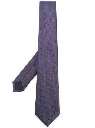 Gucci галстук с узором из пчел и звезд 4565264E002