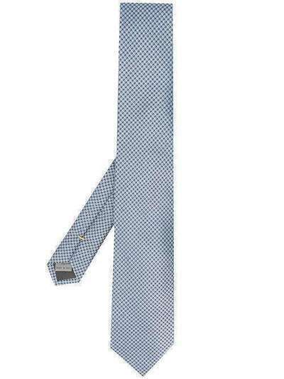 Canali галстук с геометричным принтом HJ02706