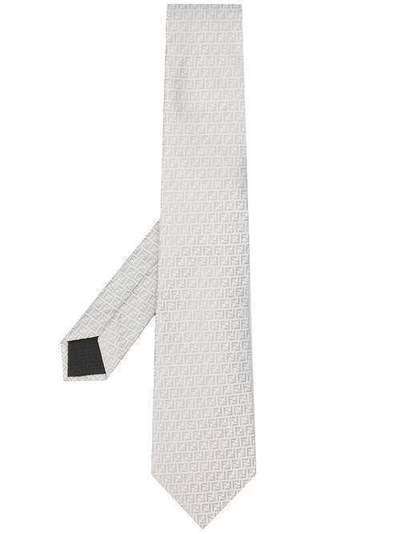Fendi жаккардовый галстук с монограммой FXC160AAQJ