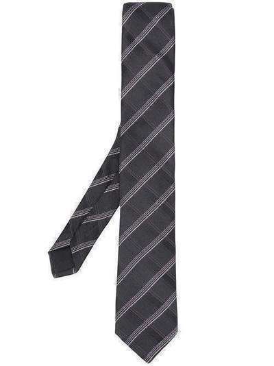 BOSS галстук в диагональную полоску 50429632