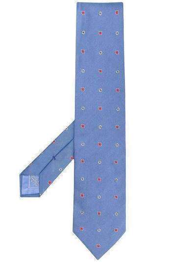 Brioni галстук с вышивкой O61D00P941J
