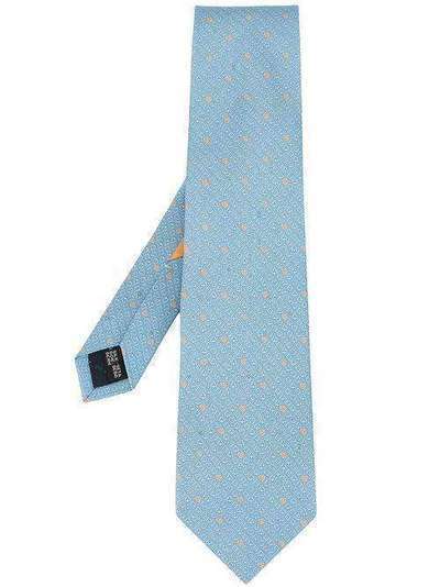 Salvatore Ferragamo галстук с принтом 358782