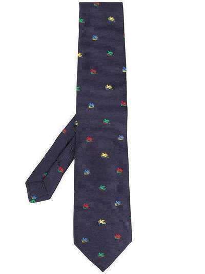 Etro галстук с принтом Pegasus 120266007