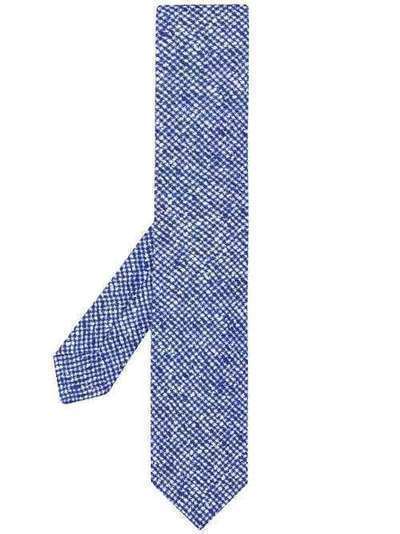 Kiton галстук в мелкую точку C03G5701