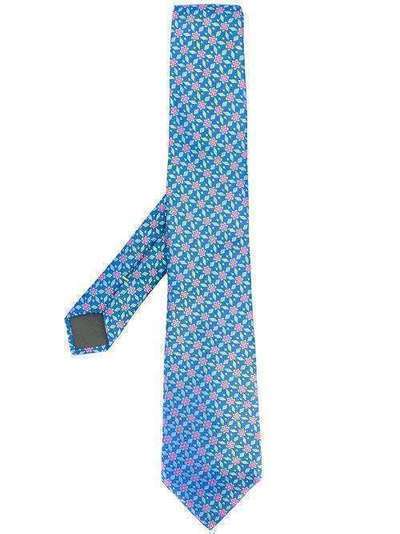Canali галстук с цветочным узором 18HJ02653