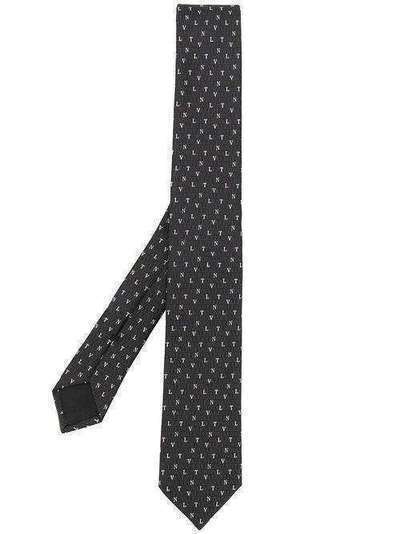 Valentino жаккардовый галстук с логотипом VLTN TY2EV195WUJ