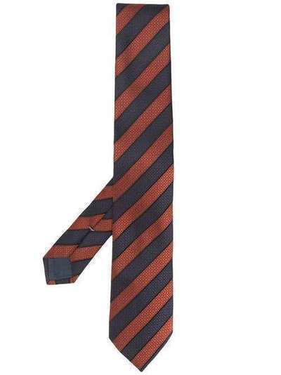 Ermenegildo Zegna галстук в диагональную полоску 1L7Z7D25