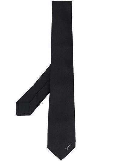 Givenchy галстук с вышитым логотипом BP1003P05M