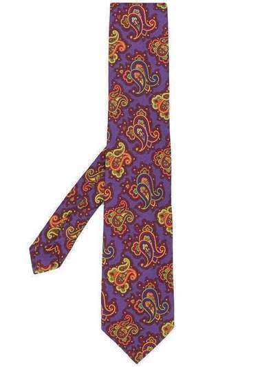 Etro галстук с принтом пейсли 120264014