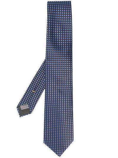 Canali галстук с геометричным узором 18HJ02680