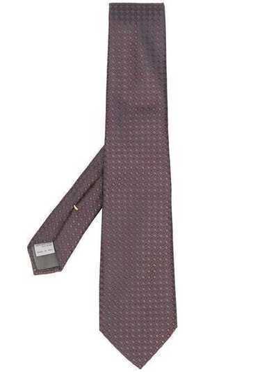 Canali галстук с принтом HJ02290