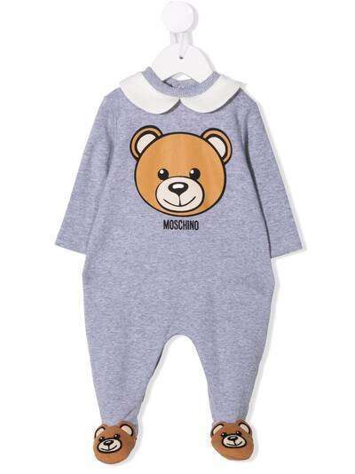 Moschino Kids пижама с принтом Teddy Bear