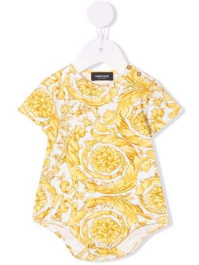 Versace Kids спортивный костюм с принтом Baroque