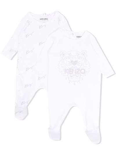 Kenzo Kids комплект из двух ромперов с логотипом