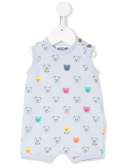 Moschino Kids Teddy Bear motif romper