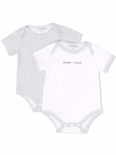 Emporio Armani Kids комплект комбинезонов с логотипом