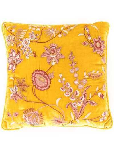 Anke Drechsel floral brocade decorative cushion 1003384