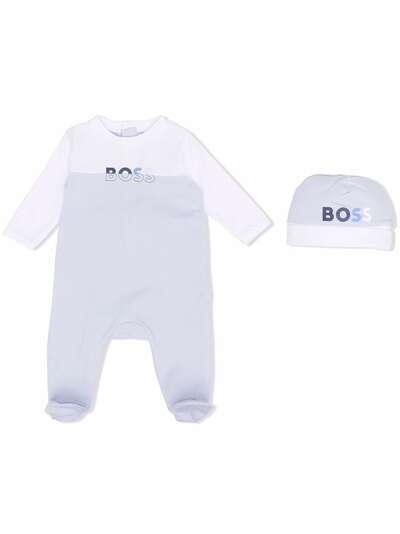 BOSS Kidswear пижамный комплект с логотипом