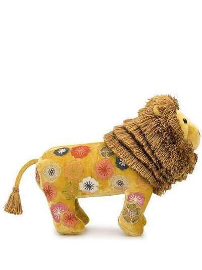 Anke Drechsel бархатная игрушка в виде льва с вышивкой 1002686