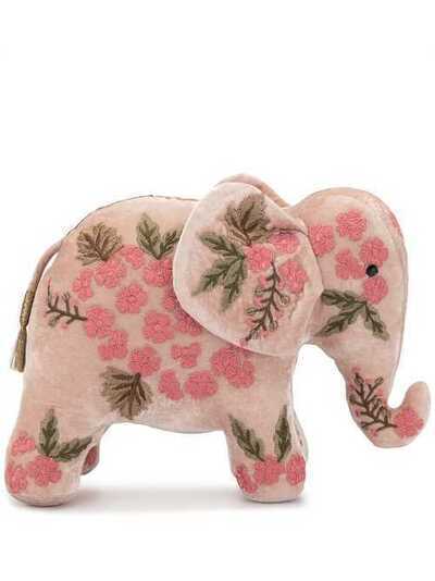 Anke Drechsel бархатная игрушка в виде слона с вышивкой 1004817