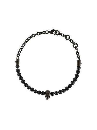 Northskull браслет Atticus STCHGM9003BXBLACKONYXGUNMETALATTICUSSKULLCHAINBRACELET