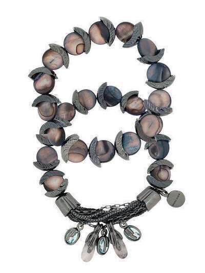 Camila Klein набор браслетов с перламутром 33557