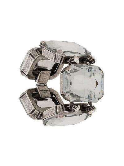 Saint Laurent массивный браслет с кристаллами 594255Y1526