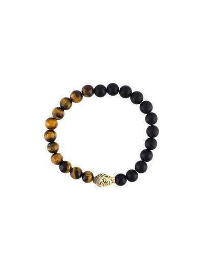 Nialaya Jewelry браслет с бусинами Buddha MCHCO046