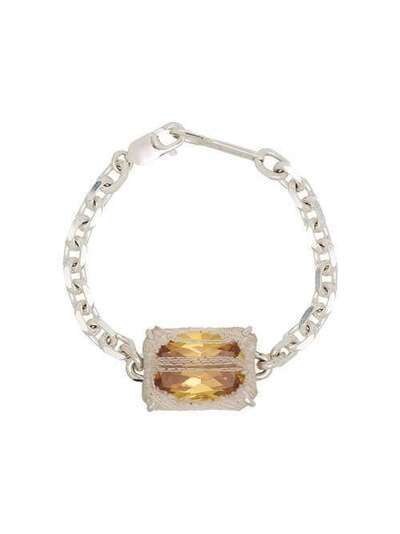 Sweetlimejuice sterling silver cubic zirconia bracelet CDBRA0001
