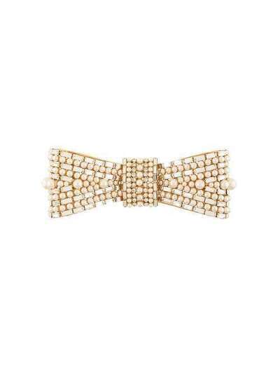 Dolce & Gabbana декорированная брошь в виде банта WPL8F5W1111