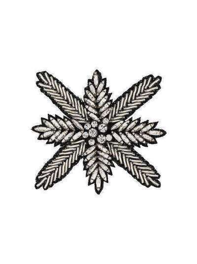 Haider Ackermann crystal snowflake pin 2034304115