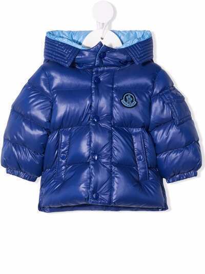 Moncler Enfant пуховик с капюшоном