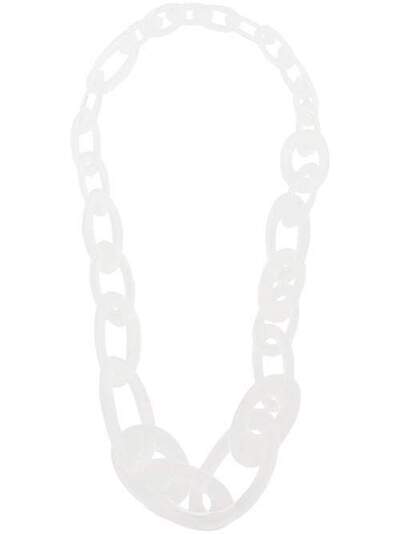 Monies transparent link necklace 2070A