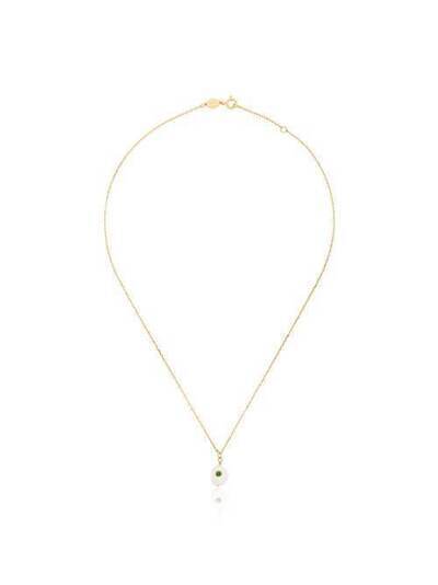 Anni Lu gold plated pearl and crystal necklace 1800230