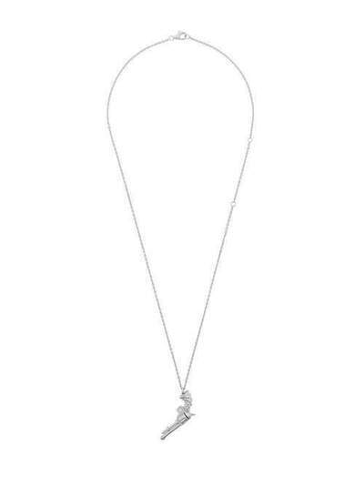 Kasun London колье с подвеской в виде пистолета GLFPO34SSSILVERGUNPENDANT