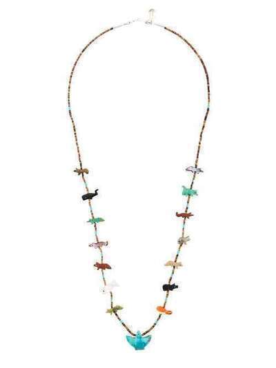 Jessie Western animal beaded necklace MULTISTONEEAGLE