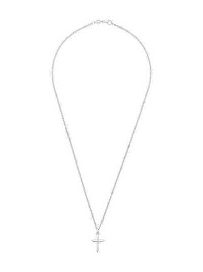Northskull cross pendant necklace SSNKS4540CRSMALLCROSSNECKLACESILVER