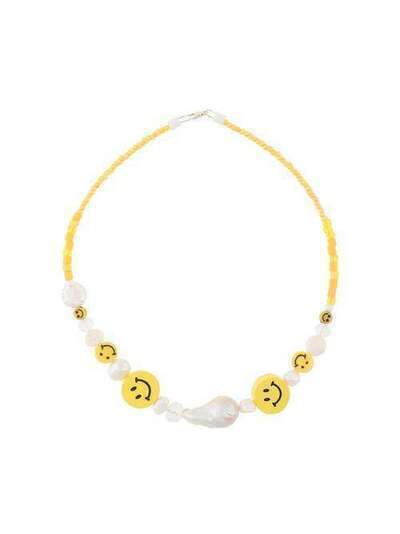 Wald Berlin колье с искусственным жемчугом SMILEYDUDETWONECKLACE