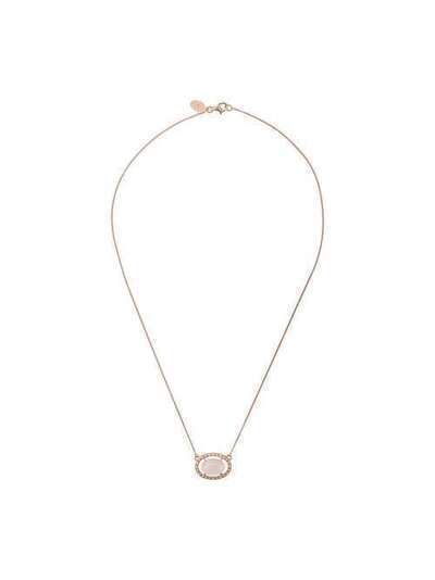 V by Laura Vann oval quartz necklace 3085OVALQUARTZNECKLACE