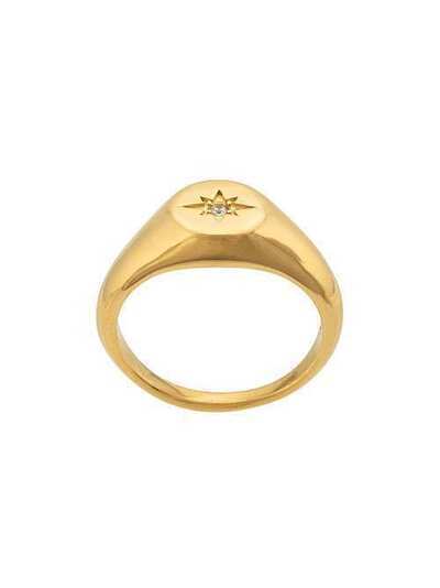 Nialaya Jewelry кольцо с гравировкой WRING024