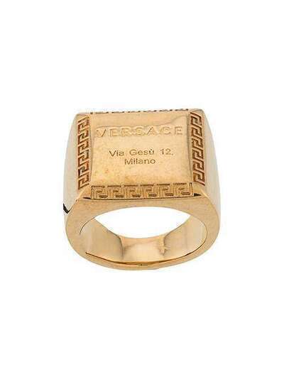 Versace перстень Greca с логотипом DG58205DJMT