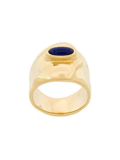 Aurelie Bidermann кольцо с лазуритом 'Peggy' FW17BA01MG
