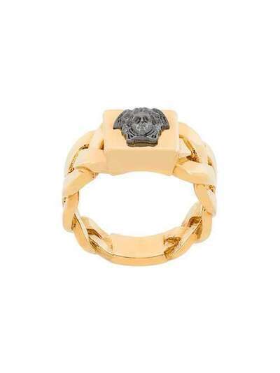 Versace кольцо с контрастной вставкой 'Medusa' DG56512DJMT
